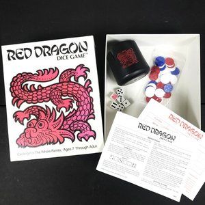 Vintage Jax Red Dragon Dice Game 1995